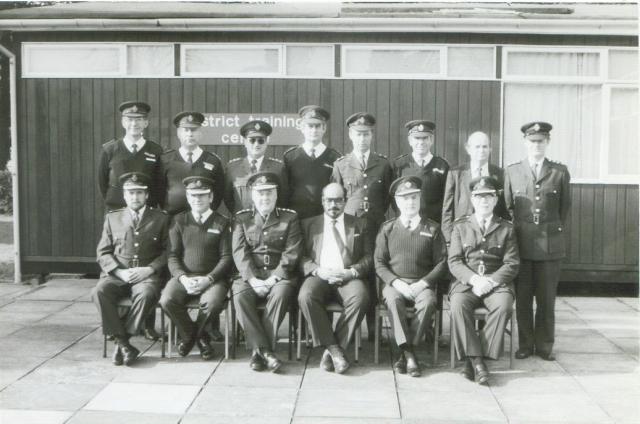 Officers on Parade.