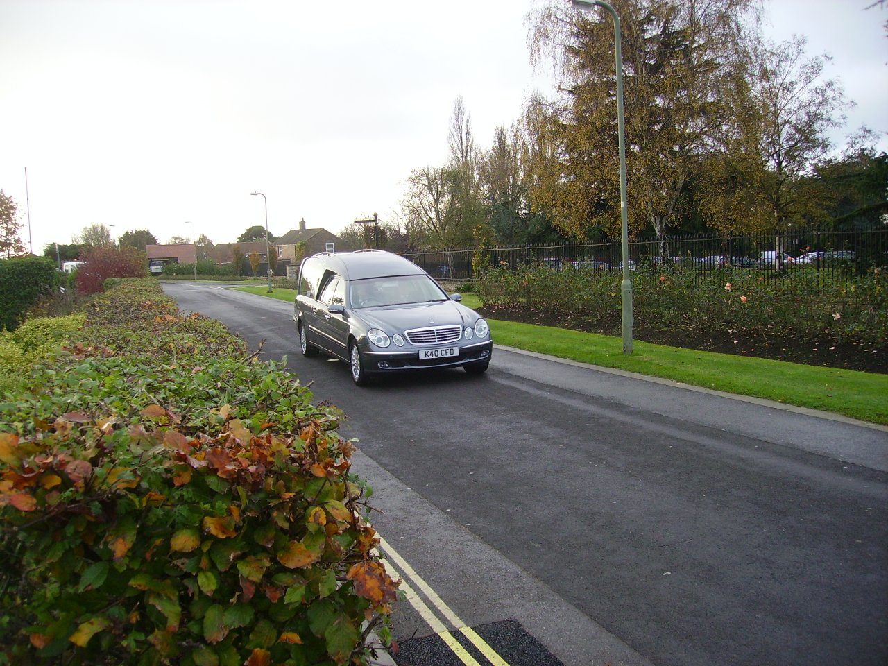 The Hearse Arrives.