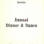 Portsmouth Ambulance Service Dinner & Dance 1973.