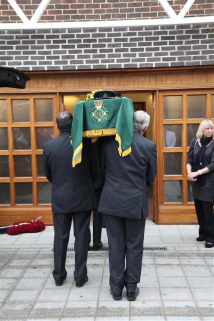 Entering the Chapel.