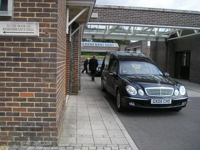 Portchester Crematorium August 6th 2012.