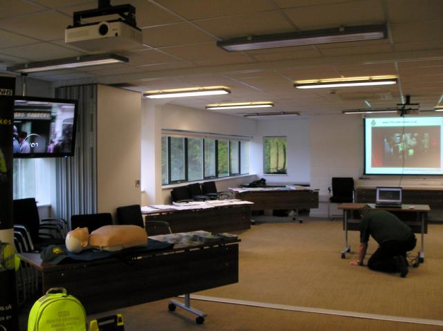 Hazardous Area Response Team Operations Room.