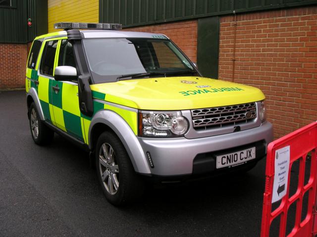 Land Rover fitted with Engine Snorkel Breather.