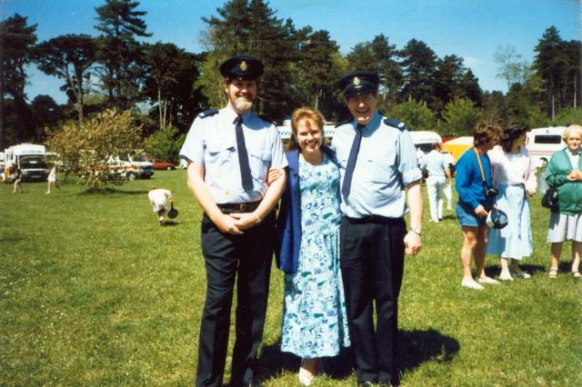 Sue Saville with Mike and Brian.