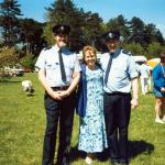 Sue Saville with Mike and Brian.