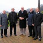 Mourners brave the cold at Wessex Vale.