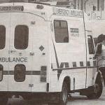 Hampshire Ambulance Service Leyland DAF Front Line Ambulance.