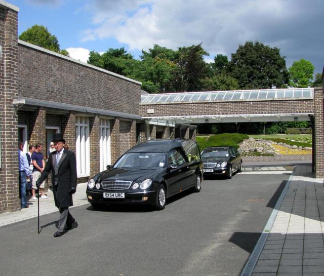 The Hearse Arrives.