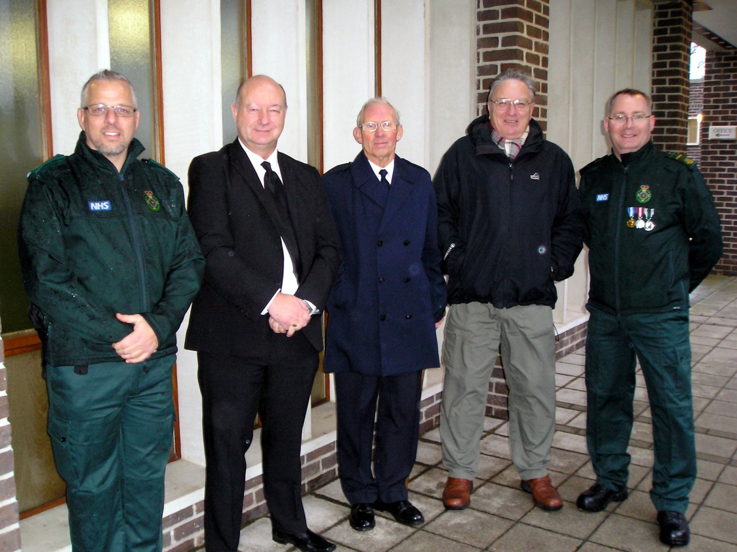 Hampshire Ambulance Service Colleagues.