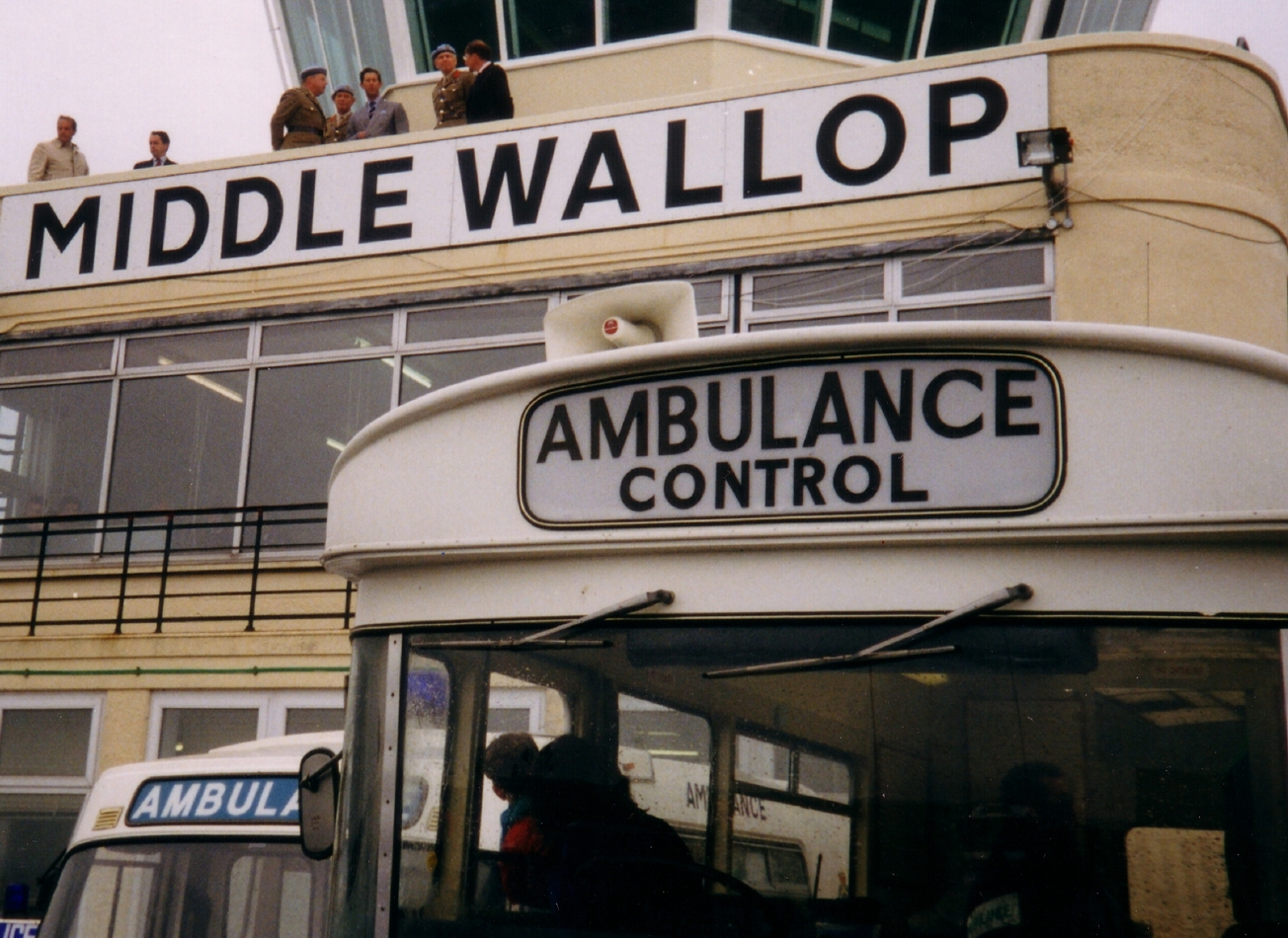 Prince Charles looks down on control!