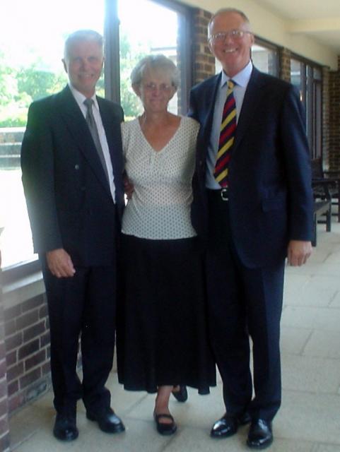 Son's Phillip and Andrew with daughter Jayne.