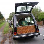 Hampshire Ambulance Service Coffin Drape.