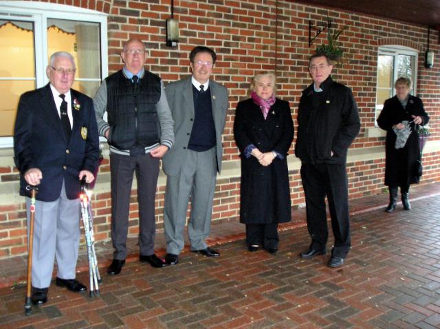 Service Colleagues gather at Basingstoke Crematorium.