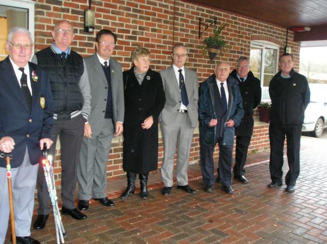 Service Colleagues gather at Basingstoke Crematorium.