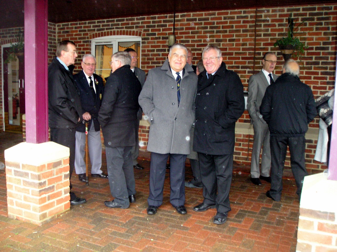 Service Colleagues gather at Basingstoke Crematorium.