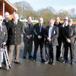 Ambulance Service Colleagues Gather Before the Service.