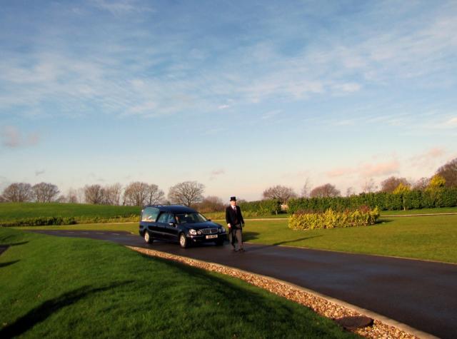 The Hearse Arrives.