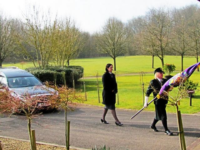 The Hearse Arrives.