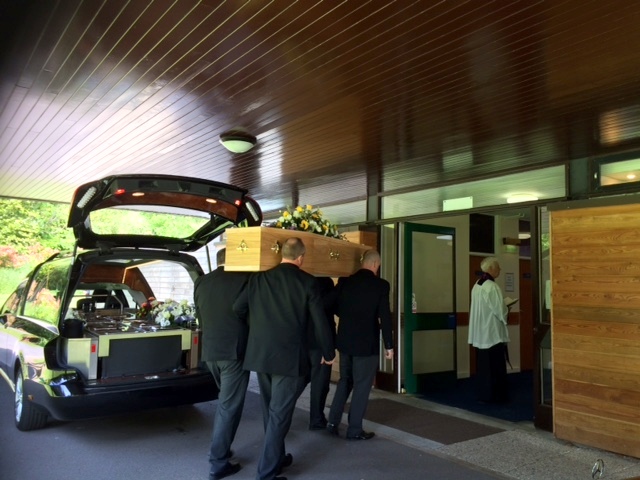 The Chapel at Worthing Crematorium.