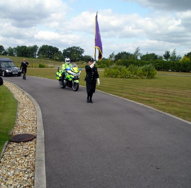 The Hearse Arrives.