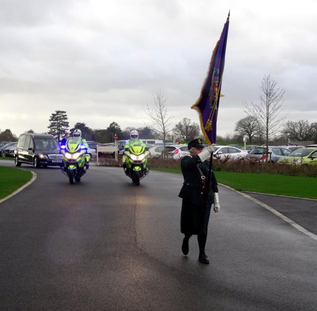 The Hearse Arrives.