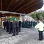 The Coffin Enters the Chapel.