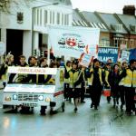 Ambulance March, London.