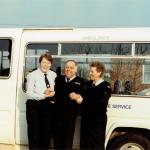 Lesley Travis, Frank Barnett, Jenny Blake.