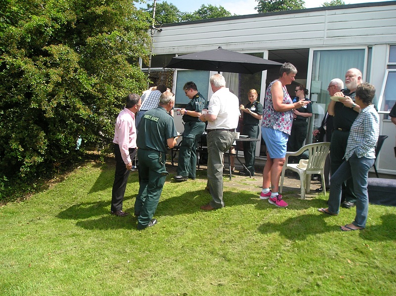 A good spread at Basingstoke Ambulance Station.