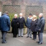 Mourners Gather.