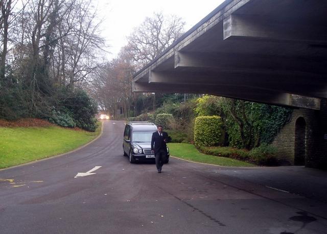 The Hearse Arrives.