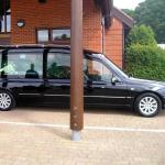 Arrival at Wessex Vale Crematorium.